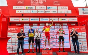 Podium en categoría sub 23 con Iván Cobo en lo más alto