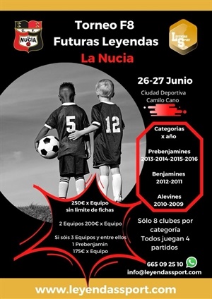 Cartel de este torneo de Fútbol Base