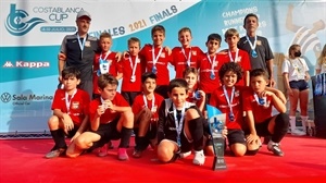 El Benjamín “A” de Agustín Ribera ganó 1-0 al Atlético Benidorm la final de la Costa Blanca Cup.