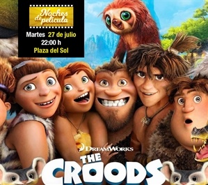 La próxima película será "Los Croods" en la plaza del sol