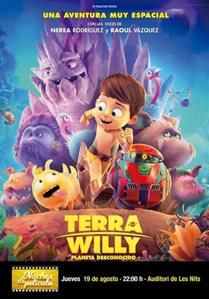 Esta noche se proyectará la película “Terra Willy: Planeta desconocido”