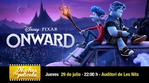 Cartel de la película "Onward" que se proyectará esta noche a las 22 horas