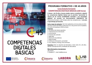 Cartel del curso de Competencias Digitales del Lab_Nucia