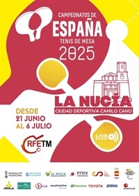202501230916058. La Nucia cartel Tenis Mesa jun 2025